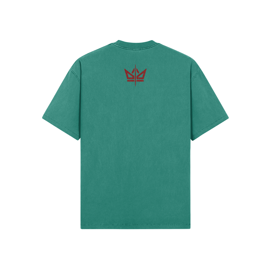 Unisex Oversized Washed Crew Neck T-shirt