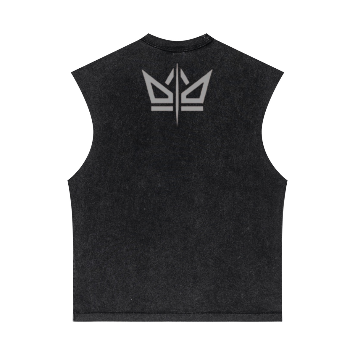 275GSM Unisex Vintage-Wash 100% Cotton Plain Tank Top Snow Wash