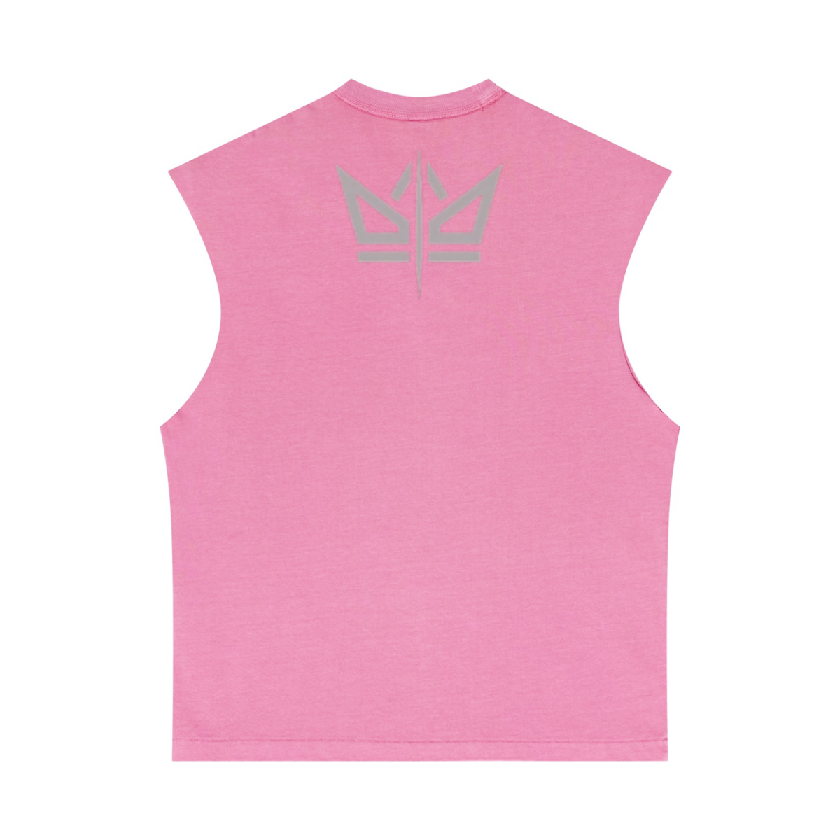 275GSM Unisex Vintage-Wash 100% Cotton Plain Tank Top Rose Pink